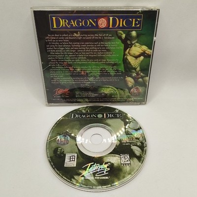 DRAGON DICE PC Game Computer Game 1997 TSR Interplay Fantasy Strategy Magic DnD