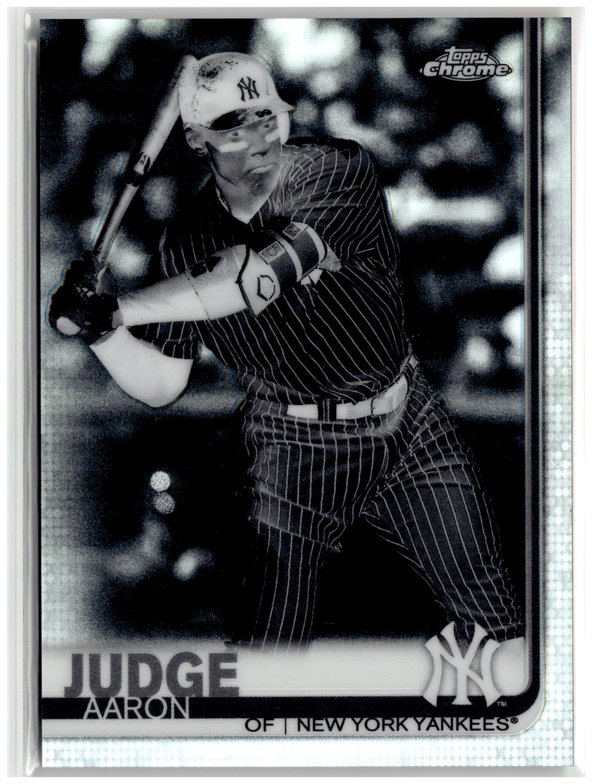 2019 Topps Chrome #100 Aaron Judge Negative Refractor R12573