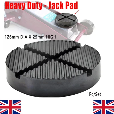 Large Rubber Pads Hydraulic Ramp Rubber Block Jacking Pad Trolley Jack Adapter - Image 1 of 4