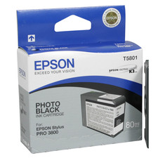 Epson Photo Black T580100 Druckerpatrone - Schwarz Stylus Pro 3800 3880 Designer