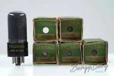 5 Vintage Sylvania 50L6GT/50L6/CV571 Octal Audio Output Beam Tetrode Audio Vacuu