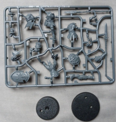 Warhammer - Age of Sigmar Stormcast Vindicator and Orruk Gutrippa on Sprue