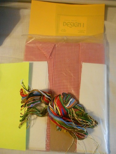 Design 1 Counted Cross Stitch Christmas Stocking Open but complete - Picture 3 of 4
