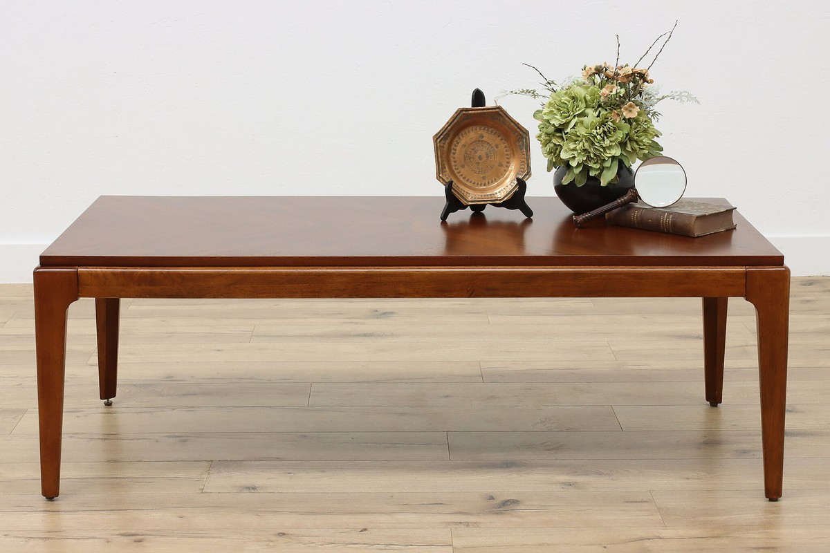Midcentury Modern Mahogany Coffee Table, Gold & Williams Midcentury Modern Mahogany Coffee Table, Gold & Williams
