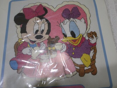 Tea Party with Minnie Daisy Counted Cross Stitch Kit #32015
