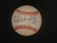TURK WENDELL SIGNED OFFICIAL NATIONAL LEAGUE BASEBALL INSCRIBED WITH 