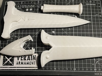 Hololive EN Nanashi Mumei Dolch, 3D Printed Kit Prop Replica.