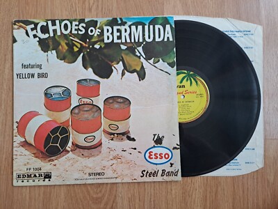 Echoes Of Bermuda The Esso Steel Band Ft Yellow Bird LP VG