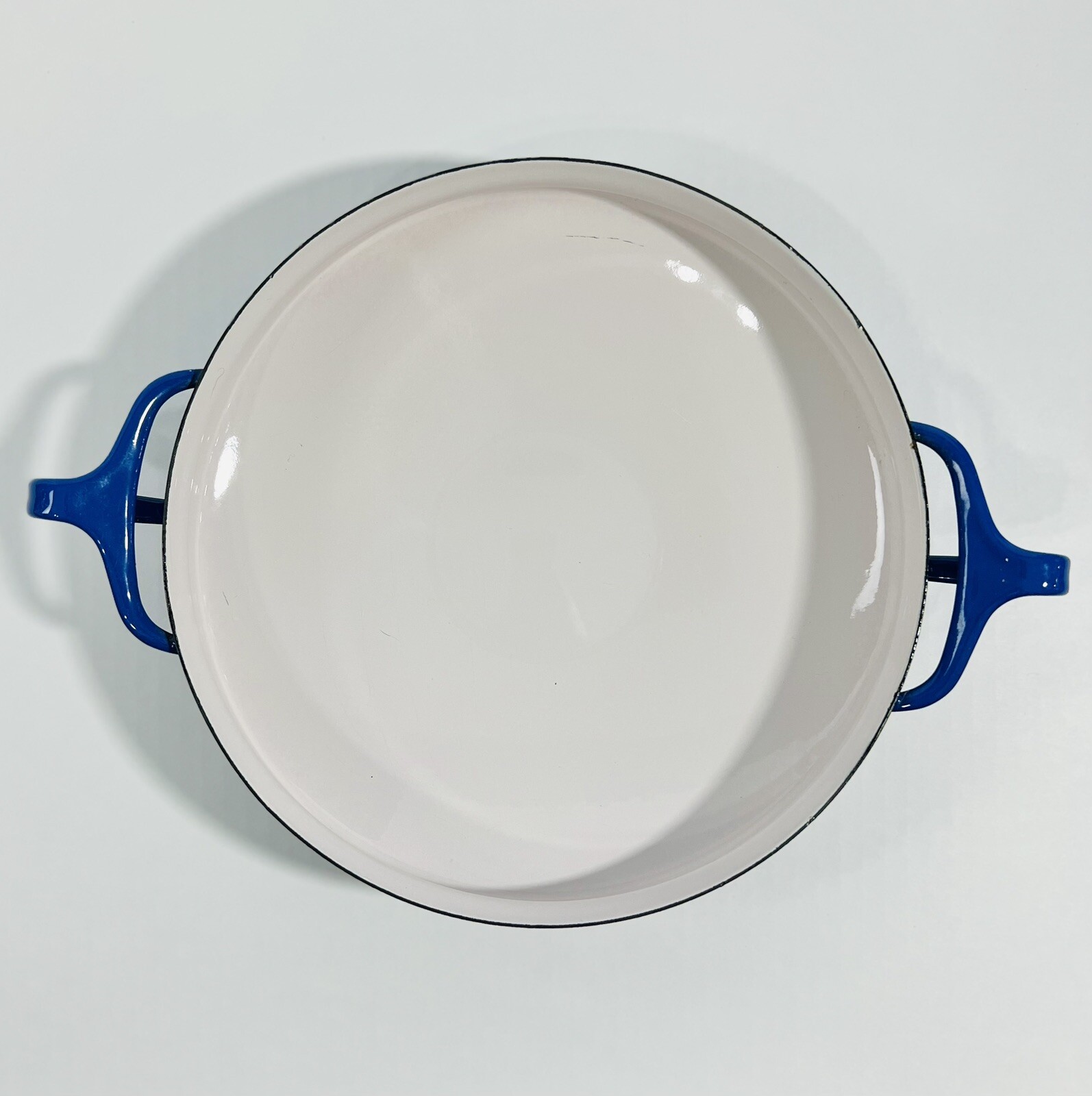 DANSK Kobenstyle Designs France IHQ Royal Blue/White Enamel 10" Paella