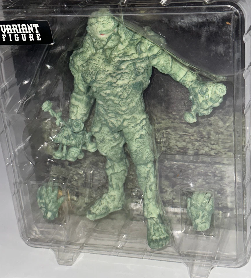 1999 Vertigo DC Comics DC Direct SWAMP THING Glow in the Dark VARIANT Figure - Image 4 of 4