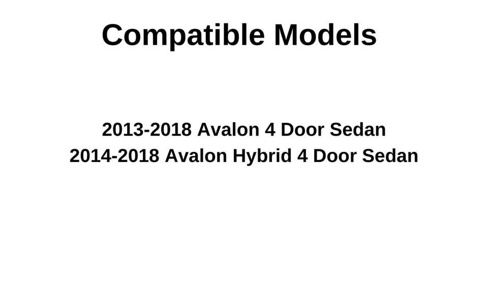 Fits 2013-2018 Toyota Avalon Back Window Glass Rear Heated Foto 3 de 4