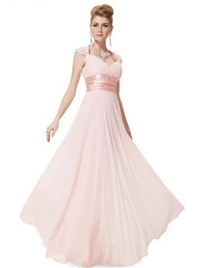 pale pink ball gown