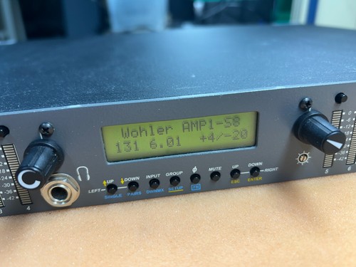 Wohler AMP1-S8-MDA 8-CH Audio Monitor w/ Opt. 2 RackMount Ready