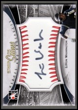 2011 ITG Heroes & Prosp Between the Seams Auto Red #LW LeVon Washington S2 
