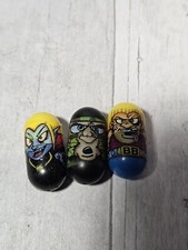 Lot of 3 Vintage Ja-Ru Crazee Jumpin Beans Mighty Beanz 2004 Navy Seal, Bruno