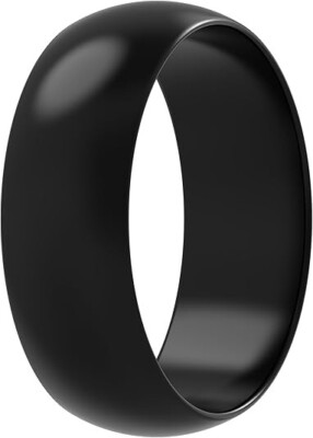 ThunderFit Silicone Wedding Rings Unisex Rubber Approx size