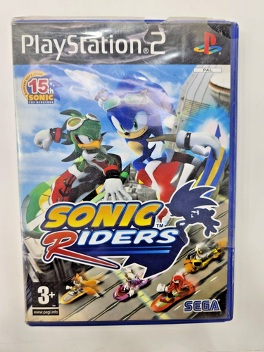 Sonic Riders (Sony PlayStation 2, 2006) 15th Anniversary The HedgeHog - Picture 1 of 5
