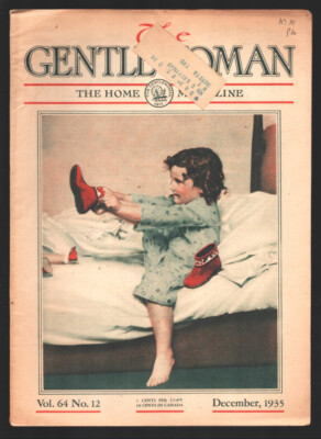 MAG: Gentlewoman 12/1935-W.J. Thompson-Fiction-fashions-ads -VG