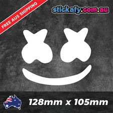 Marshmallow Decal Sticker - Funny Laptop Car Window Bumper JDM Decal 4x4 Ute EDM
