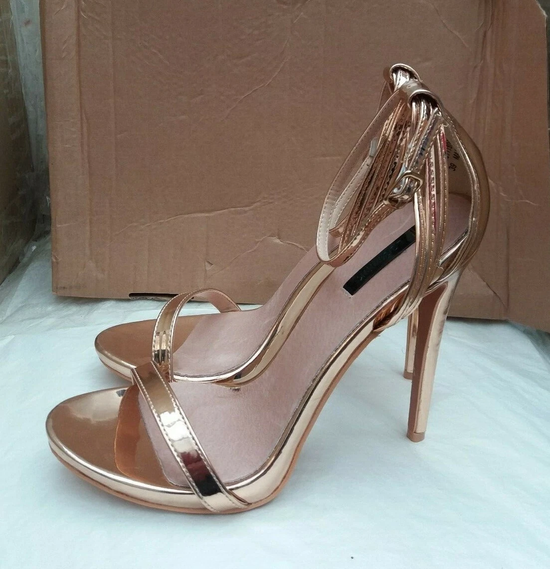 Rose gold heels store size 6