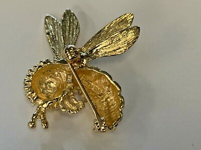 14k GELBGOLD BIENE ANSTECKNADEL NACHLASS KKXX  