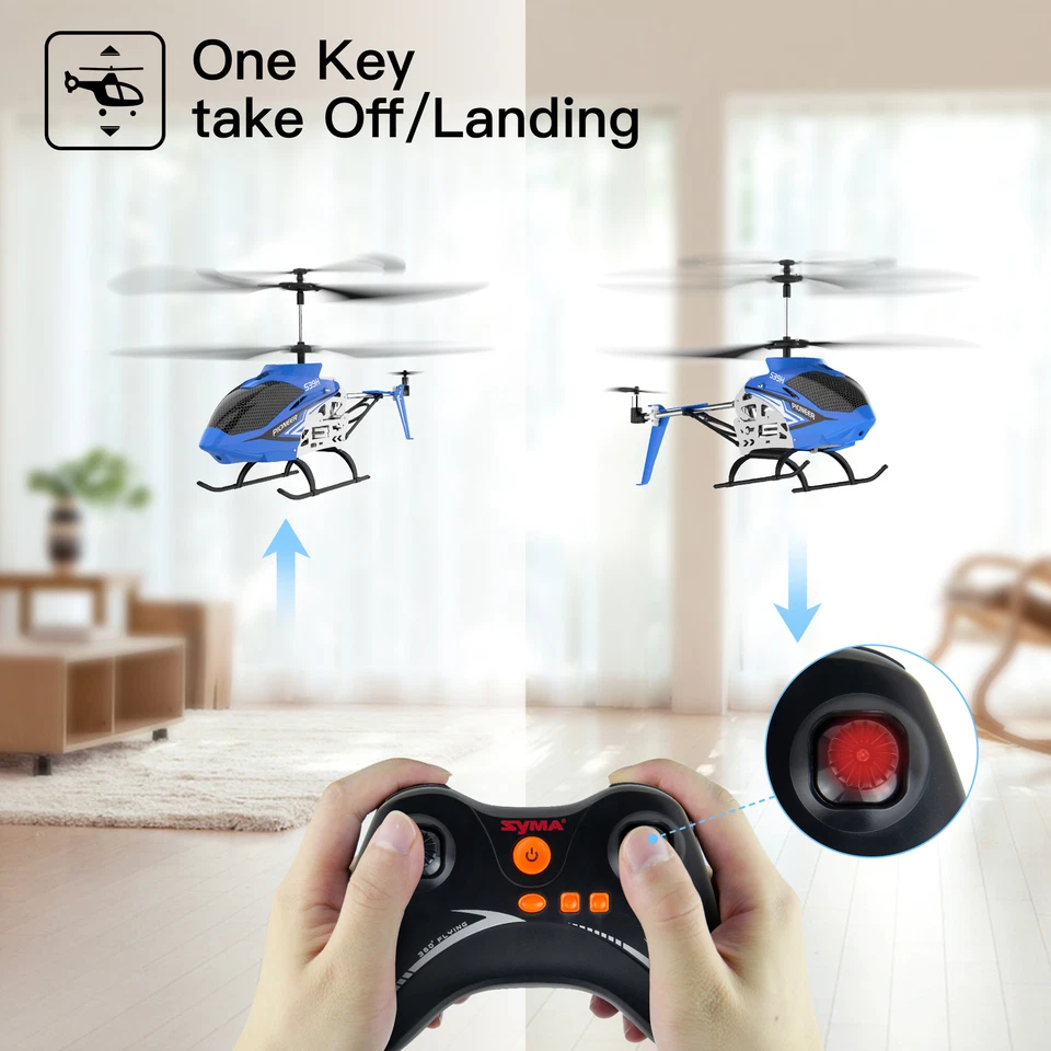 2.4Ghz S39H Mini RC Helicopter SymaRemote Control Helicopter Toys Gifts for Kids - Image 4 of 4