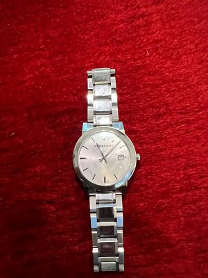Burberry BU9000 38mm Silver Stainless Steel Case 