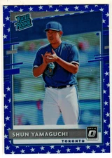 2020 Donruss Optic Rated Rookies Spirit of 76 #95 Shun Yamaguchi /76 BX2