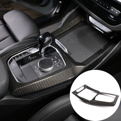 Carbon Fiber ABS Mittelkonsole Schalttafel Abdeckung für BMW X3 X4 2022-2023