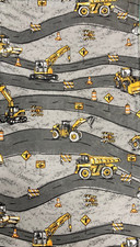 Baby Burp Cloths / Rags - New Homemade - Grey / Yellow - Approx: 19" x 11"