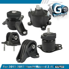 For 2013-2017 Honda Accord 2.4l Engine Only At Cvt Trans 5pcs Motor Mount Set For 2013-2017 Honda Accord 2.4l Engine Only At Cvt Trans 5pcs Motor Mount Set