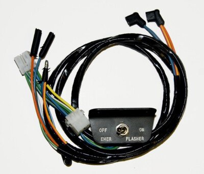 NEW 1965 Early 1966 Mustang Emergency Flasher Switch And HARNESS