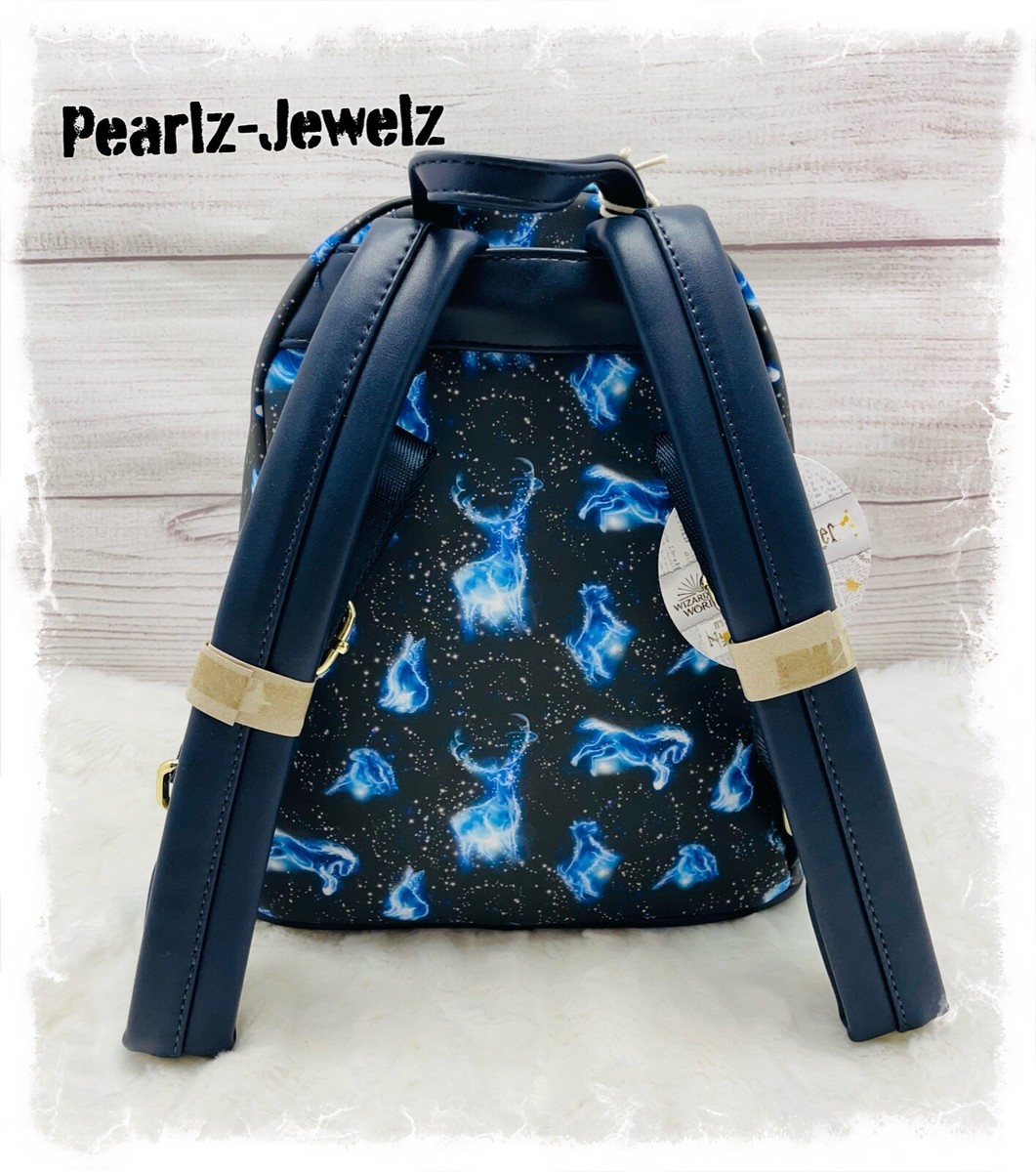 Loungefly Harry Potter Patronus Horse Allover Print AOP Mini Backpack NWT Loungefly Harry Potter Patronus Horse Allover Print AOP Mini  main image 2
