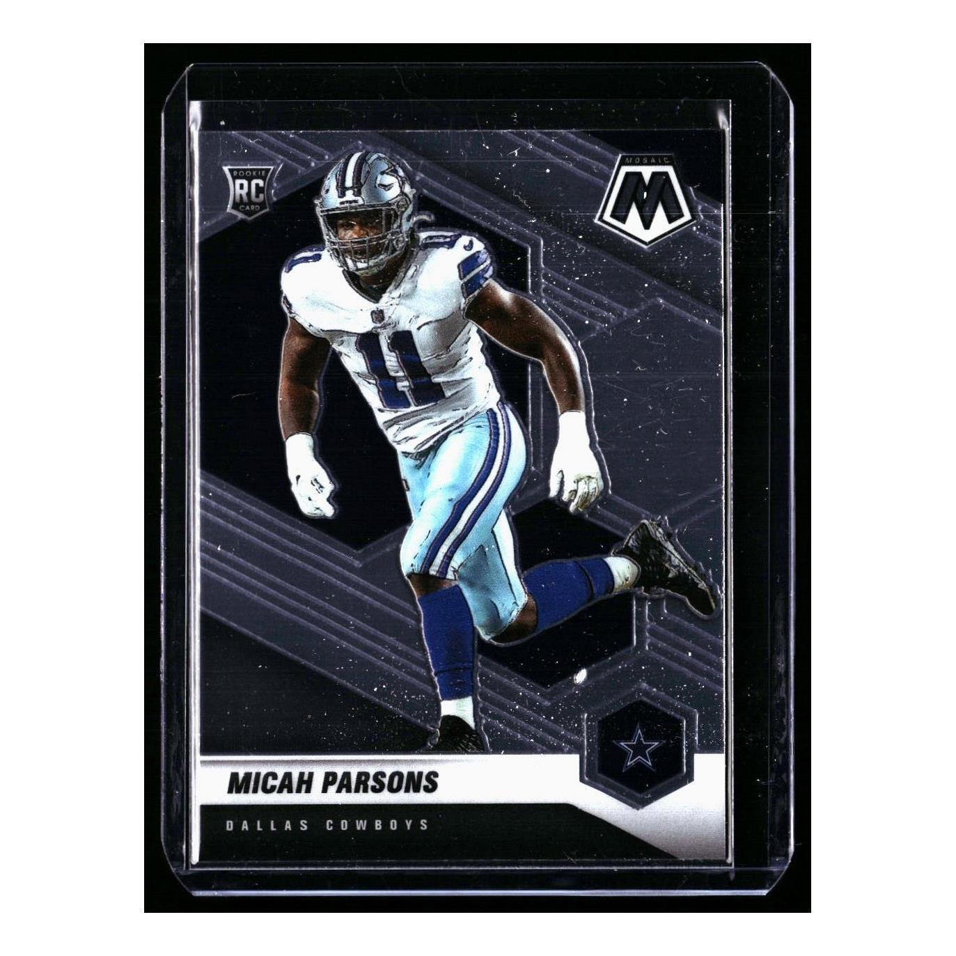 2021 Panini Mosaic #362 Micah Parsons Rookie Dallas Cowboys Football Card