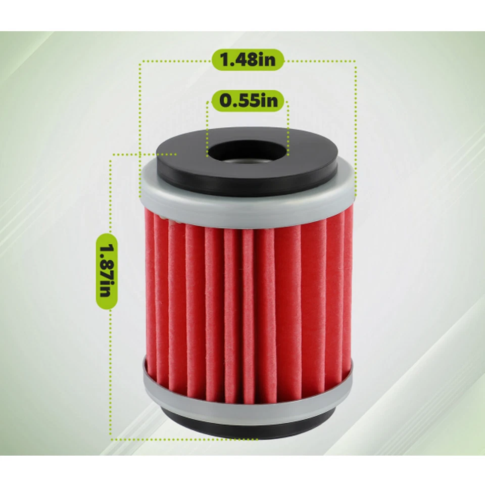 Filtro de aceite 5 piezas para Yamaha WR250R YFZ450X YFZ450R YFM250R RAPTOR GAS GAS EC250 Foto 2 de 4