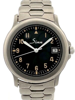 Sinn 8826 Titanium on Bracelet Automatic Men's Watch 36mm Rare - with Box -