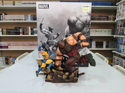 Wolverine vs Juggernaut X-Men 30th EXCLUSIVE FOR ITALY 1/10 Statue Iron Studios 