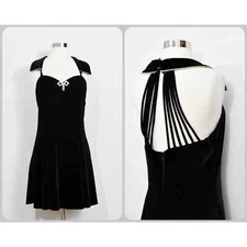 Night Studios NY Black Velvet 90s Dress