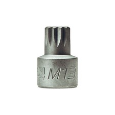 Capri Tools 13 Mm M13 Super-stubby Xzn Triple Square Impact Bit Socket