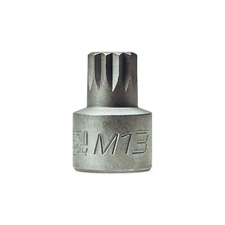 Capri Tools 13 mm M13 Super-Stubby XZN Triple Square Impact Bit Socket