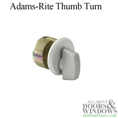 Thumb Turn Mortise Lock Cylinder Adams Right Came Aluminum Thumb Turn 