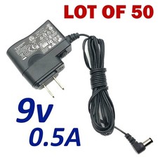 LOT OF 50 Plantronics SSA-5W 090050 AC Adapter 9V 500mA Power Supply OEM