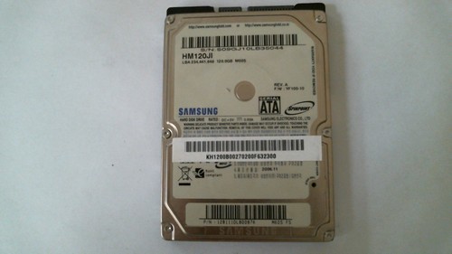 120 GB SATA SAMSUNG Spinpoint M Series HM120JI  5400 RPM 8MB HDD 2,5" Festplatte