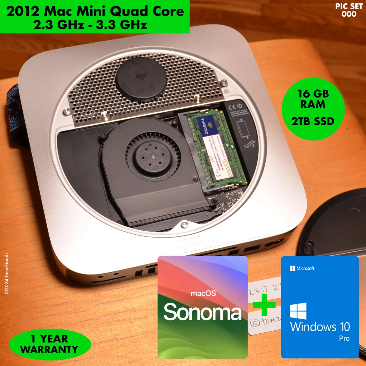 ミニPC Apple Mac mini 2012 i7 16g ram 2TB SSD Apple Mac mini 16 GB RAM 2012 Apple Desktops & All-In-One