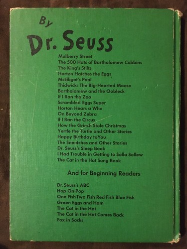 HOW THE GRINCH STOLE CHRISTMAS by Dr. Seuss - 1957 Vintage Clothbound Copy RARE! - Bild 2 von 12