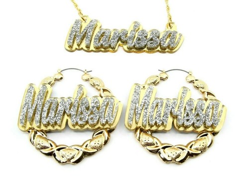 Necklace Name Plate Custom XOXO 2.5 
