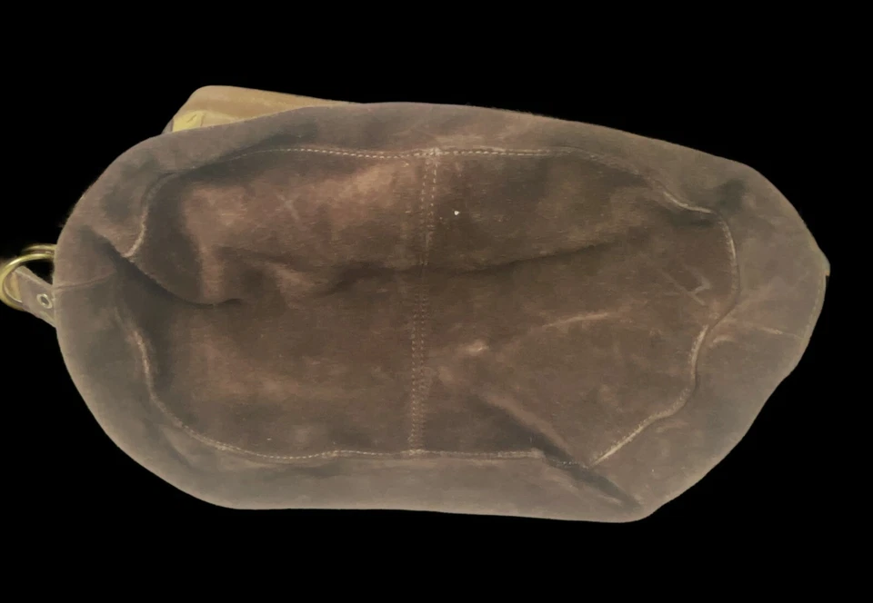 Lucky Brand Bucket Shoulder Bag Crossbody Canvas Suede Hummingbird Festival Boho - Image 4 of 4