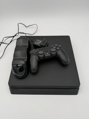 Sony PlayStation 4 PS4 Slim Console w/ DualShock 4 & Sony Charging Station