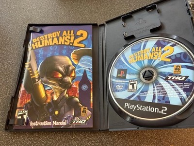 THQ Destroy All Humans! 2 PS2 Manual Included