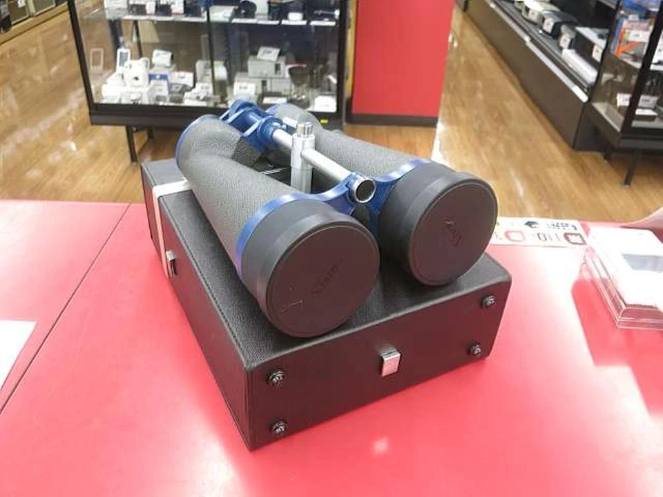 Vixen B4 20x80 Binoculars with Case Rubber Discoloration Dust Inside Lens Used - Image 2 of 4